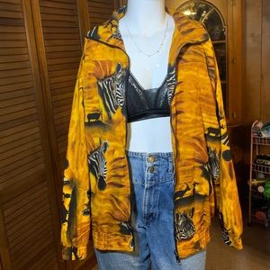 Vintage Zebra Windbreaker